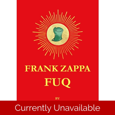 Frank Zappa FUQ paperback Frank Zappa FUQ paperback